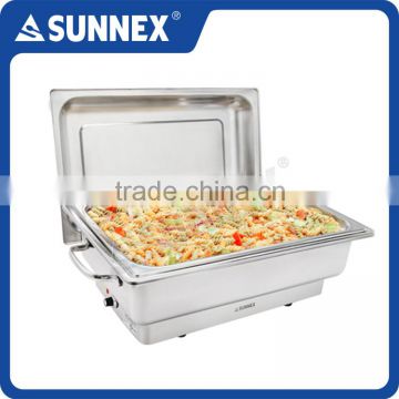 SUNNEX Professional Stainless Steel Electric Buffet Chafing Dish Set