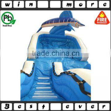 Big Fish Attack Outdoor Sports Equipment Air Trampoline Prices, Adult and Baby Inflatable Used Water Slide for Sale photo-4