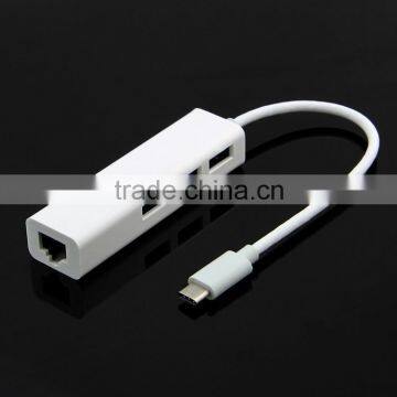 USB 3.1 Type C Rj45 3 Ports USB 3.0 HUB