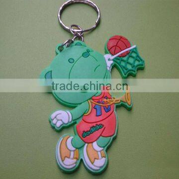 Promotional gifts rubber keychain / custom pvc keychain / plastic silicon keychain