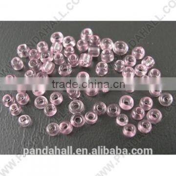 12/0 Glass Seed Beads, 2mm Transparent Lt.Violet Micro Beads(SDB16)