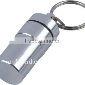 Metal Pill Box Key chain