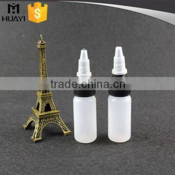 15ML reuseable colored plastic Squeeze bottle