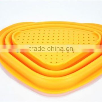 Creative New Design Eco-friendly Flexible Folding Silicone Fruit Basket