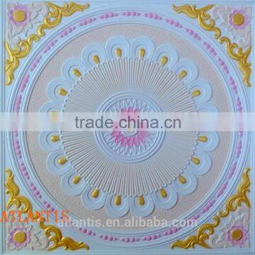 Color GRG ceiling tiles(manufacturer) /color GRG gypsum ceiling tile for decoration /9mm