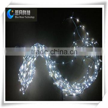 White color vine tree copper wire string light powered by DC12V