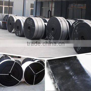 High abrasion resistant rubber conveyor belt