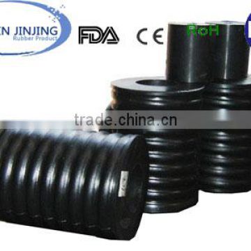 Highly elastic protective rubber spring cover