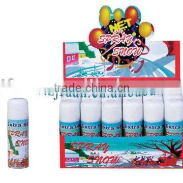 snow spray for party decoration