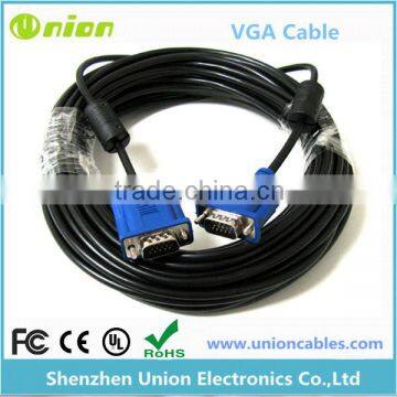 BLUE SVGA VGA Monitor M/M Cable CORD FOR PC TV