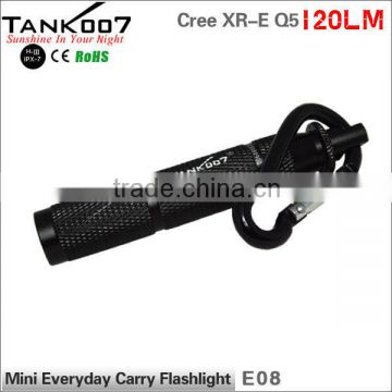 2015 Mini LED torch Flashlight E08 tank007