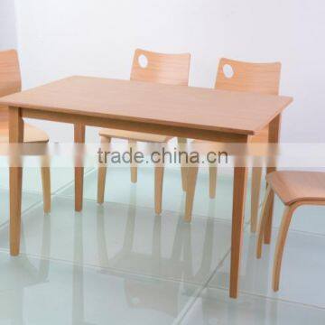 High Quality Cafeteria Eating Table and Chair Restaurant Sets (FOH-NCP17 )