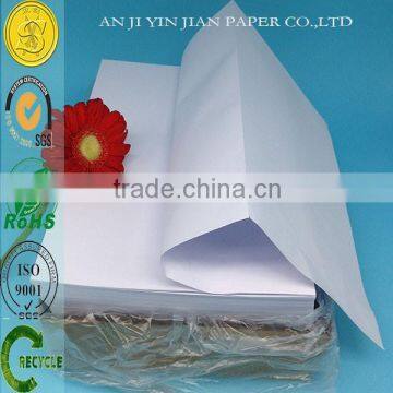 Hot sale white 100gsm continuous printing paper without hole two sides