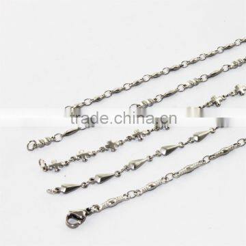 2014 cross and other shape neckless and bracelet jewellery set high polish stainless steel jewellery