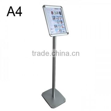 Pedestal Poster Stand round base A4 Floor Stand