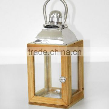 wooden lantern creative stainless steel popular