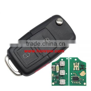 New arrival VW 2+1 button remote key for VW car key F1-315-B5