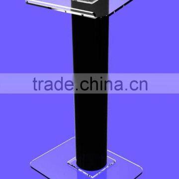 Custom Acrylic Material Factory Directly Sale Clear Acrylic Lectern Stand