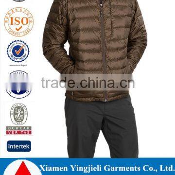 china suppliers new product wholesales clothing apparel & fashion jackets men waterproof Men's goose down jacket