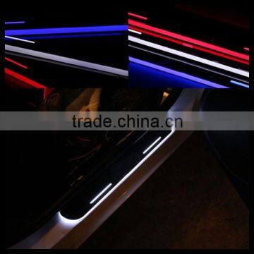 door sill plate light led moving door scuff for audi q7 q3 q5 a7 s7 rs7 a6l a5 s5 a4l s4 a3 s3