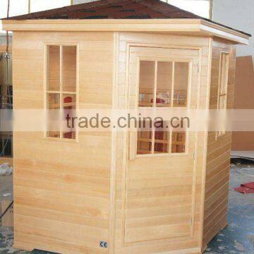 3 or 4 people far infrared sauna with 100% ceramic heater ; Mica carbon heater as optional