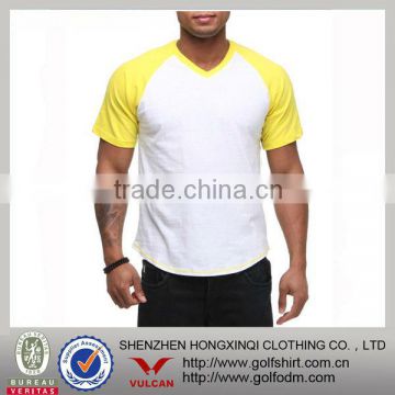 Hot sales mens vneck tee shirts