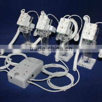 Retail 4 port Alarm security device for mobile phone display