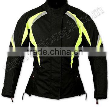 Women High Quality Black Textile Cordura Jackets