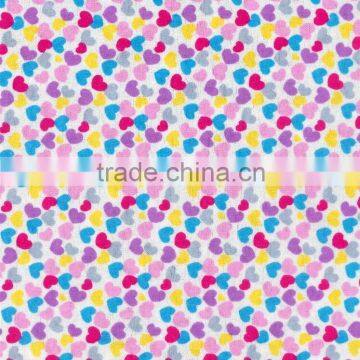 100% Cotton Printed Flannelette Fleece Fabric 20x10 40x42 Weight 120-180gsm