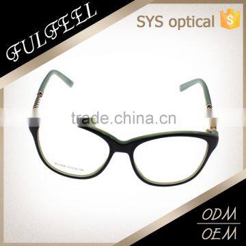 Top Quality Low Price Oval Shape Acetate Eyeglass Optical Frame For Ladies photo-2