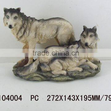 Wild Animal Ornaments Polyresin Wolf photo-4