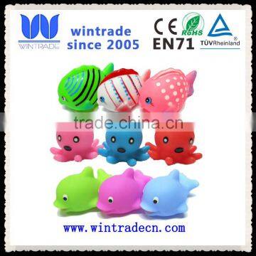 factory supply bath fish eco-friendly vinyl plastic toy