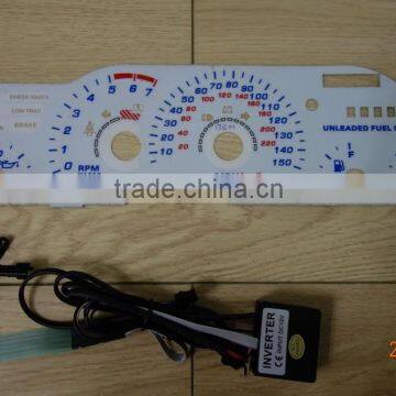 Special customized EL panel car dashboard / EL panel auto dashboard / EL panel dashboard