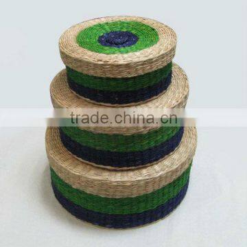 Round Seagrass Boxes
