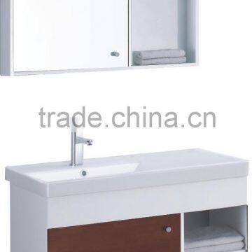 Modern wall hung bathroom vanity cabinet