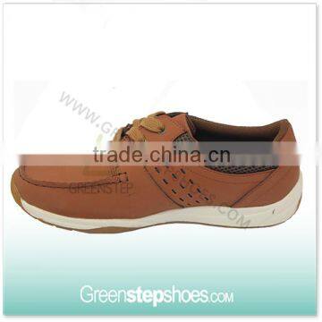 2015 men casual flat leather shoe, fashion shoes men