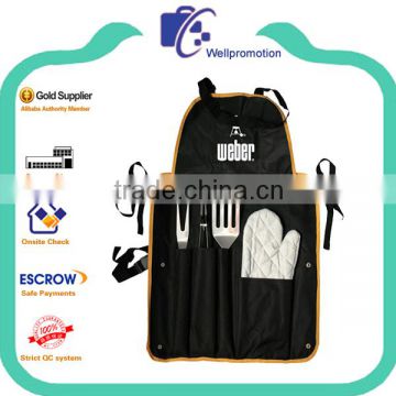 Wellpromotion custom made cooking twill poly and cotton apron