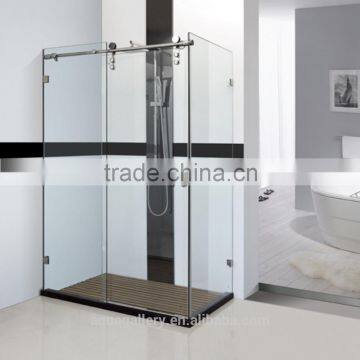 Aluminum Frame Sliding Opening Corner Shower Enclosure photo-5