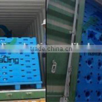Standard Size Heavy Duty HDPE Stackable Double Faced Recycled Plastic Pallet 1200x1000 Supplier's Choice photo-3