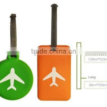 Customized PU heat-seal airplane luggage tag