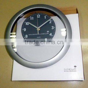 Transparent Clock with Custom Made Clock Dial for Home Decoration and Promotion