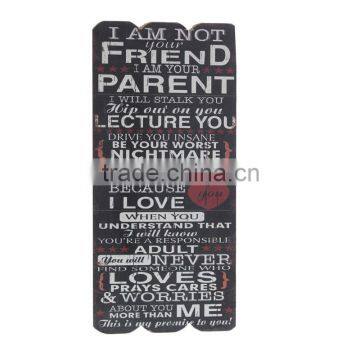 Handmade Vintage Letters Wooden Wall Printing Wall Decor