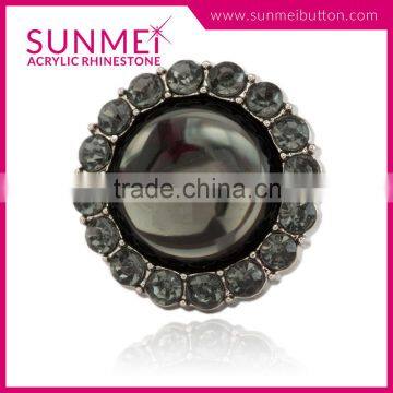 Tangerine Stones Rectangle Shaped Bulk Rhinestone Buttons for Shoes (26mm, 30mm) photo-5