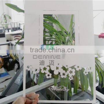 Custom high quality acrylic photo frame 4.5x6.0inches (11.4x15.2cm)