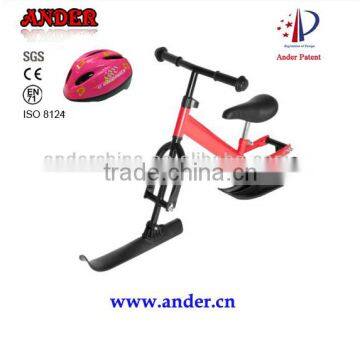 2 in 1 Multifunction Baby ski bike with helmet Snow bike(Accept OEM service)