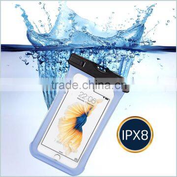 2016 New Design PVC Mobile Waterproof Phone Case With Clear Windows on Side photo-2