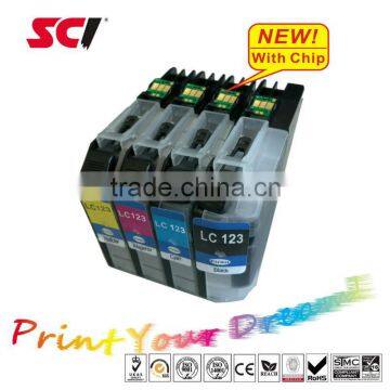 Compatible ink cartridges for brother LC123 127BK 125XL for MFC J4410DW 4510DW 4610DW 4710DW DCP J4110DW