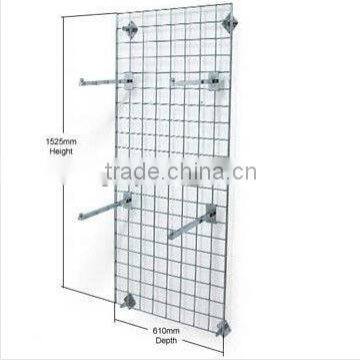 Gridwall mesh panel display