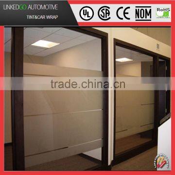 Most popular 1.52*30m decorative matt white frosted glass windows film for Meeting room