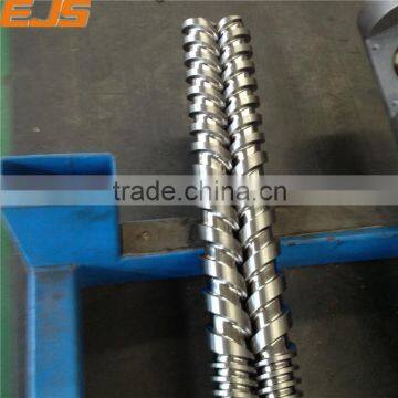 bimetallic parallel twin pvc pipe screw barrel